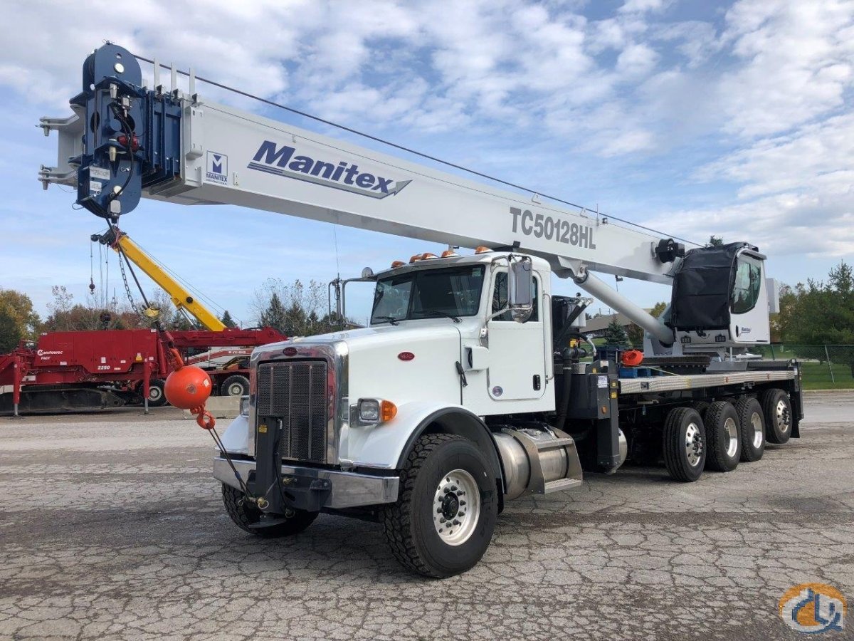 NEW Manitex TC50128SHL 50 ton Swing cab on 2019 Peterbilt